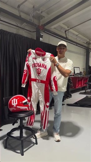 Hoosier mode, activated 💪 #indycar #indianafootball