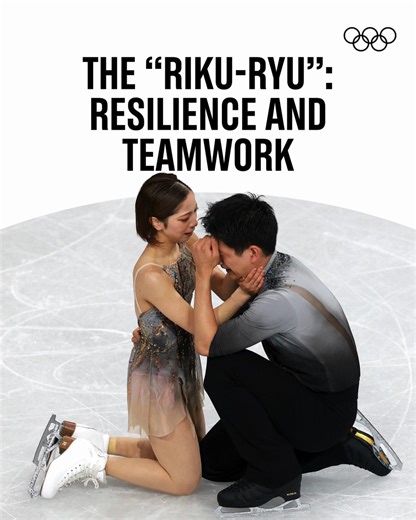 “Never give up.” ⛸️🇯🇵Kihara Ryuichi and Miura Riku’s journey proves that resilience and teamwork can turn early struggles into triumphs! 💪#Olympics @ISU_Figure @skatingjapan