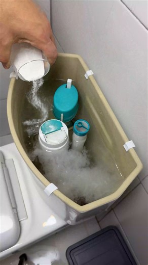 Toilet tank cleaning hack | Magic Hands Creations