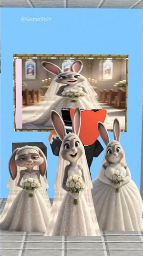 Who do you choose? Bride Judy Hopps: an old woman, young and chubby