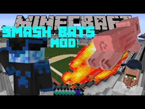 Minecraft | SMASH BATS MOD! (Play Baseball with Magic!) | Mod Showcase 1.7.10