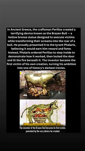 The Brazen Bull: The Inventor Who Became the First Victim