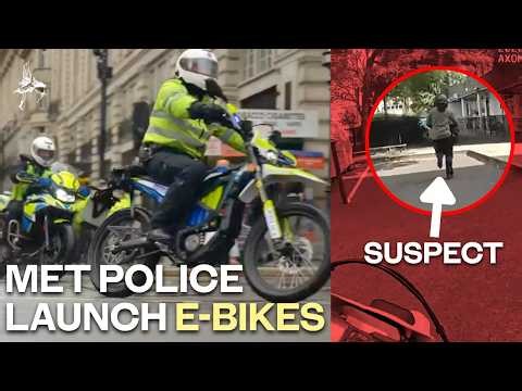 Police on e-bikes chase phone snatchers through London streets