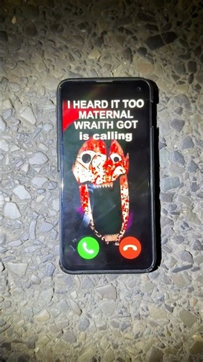 THE MATERNAL WRAITH is calling me