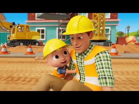 Construction vehicles song - dump truck's_ nursery rhythm | cocomelon cartoon for kids |