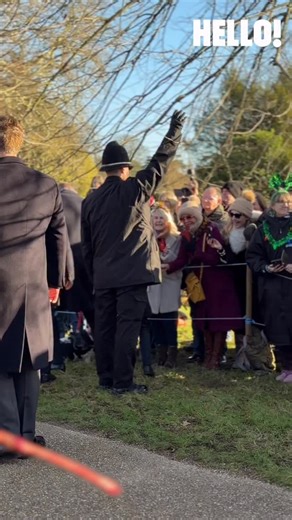 Princess Charlotte is the selfie queen! 📸⭐️ Prince William called out for his daughter as she posed for pictures with well-wishers on Christmas morning — wait for her response! | HELLO!