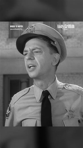 Barney's ready to bring law and order! 👮‍♂️ #TheAndyGriffithShow Now streaming on Paramount+