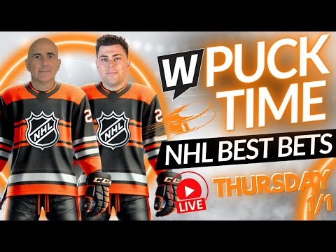 Tonight’s NHL Bets You CAN’T Miss! | Thursday Picks, Predictions & Best Bets | PuckTime 1/1