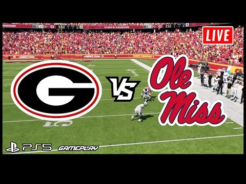 GAMEPLAY EA SPORTS College Football 26 | Georgia Bulldogs vs Ole Miss Rebels | PS5