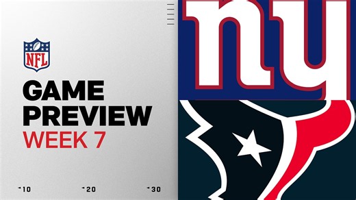 New York Giants vs Houston Texans | 2026 Week 7 Game Preview
