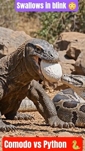 Ultimate Reptile🦎#reels #comodo #python #facts #snake #wildlife #nature #fyp #reel #adventure #fly