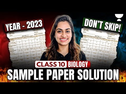 Biology Sample paper 2023 Solution || Class 10 biology || Shivangi Ma'am