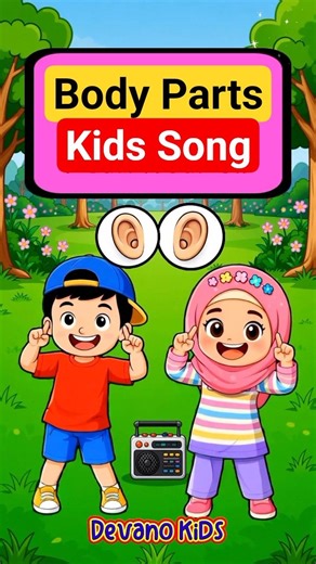 Body Parts Kids Song | Lagu Anak Balita Paud Tk Edukasi Pintar Bahasa Inggris