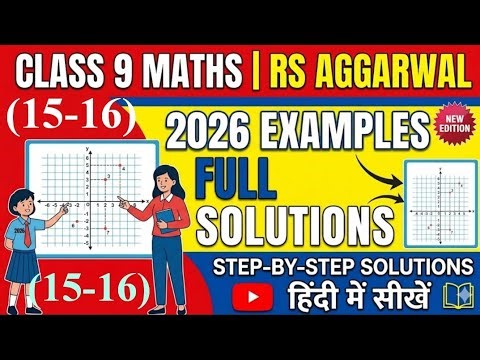 Class 9 Maths Coordinate Geometry Ex 1B Examples 15 Solutions |RS Aggarwal Solutions 2026-27