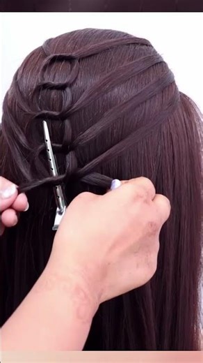 Easy hairstyle for Beginners #hairstyle #hair #fashion #braids