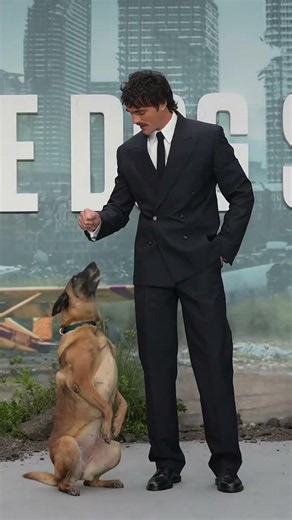 Jacob Elordi and His Canine Co-Star on the Red Carpet