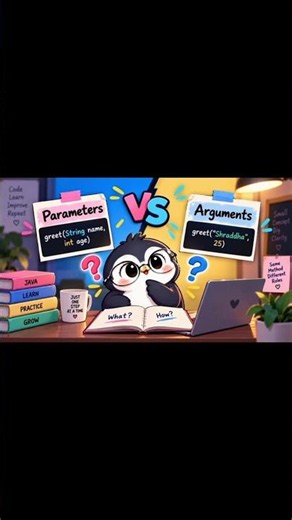 Day 30: Parameters vs Arguments in Java | Easy Explanation with Examples