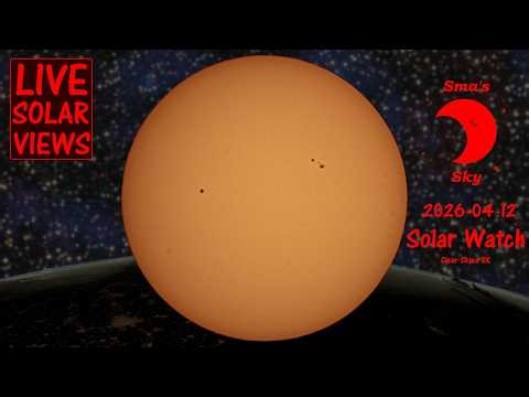 Sunspot Tracking Live: Real-Time Solar Surface Activity | April 128 2026
