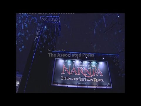 London premiere of third film in the 'Chronicles of Narnia' franchise