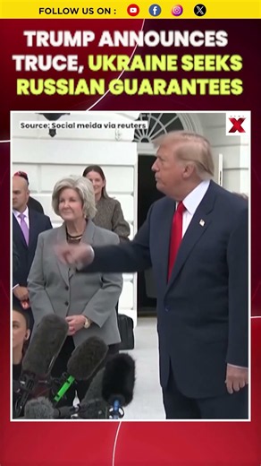 #Trump Trump Announces Truce! Ukraine Demands Russian Guarantees In Major Twist