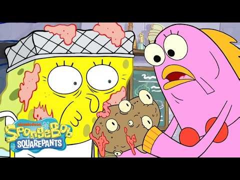 SpongeBob's Grossest Food Moments from Newer Episodes 🤢 | 10 Minutes | SpongeBob
