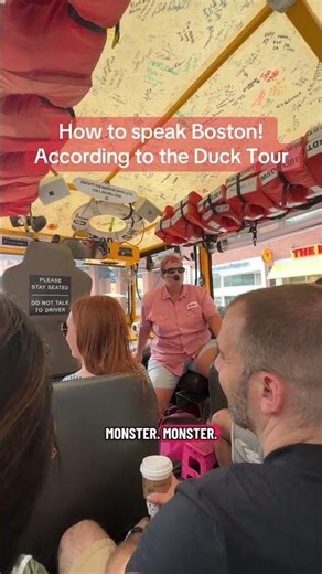 How to speak Boston according to the @bostonducktours #boston #accent #bostonaccent #bostonma