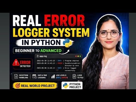 Build a REAL Error Logger System in Python 🔥 | Beginner to Advanced Project (2026)”