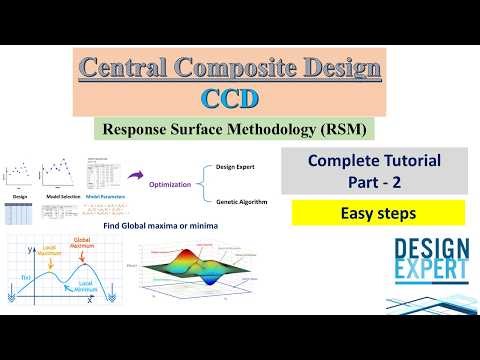 Central Composite Design || Response Surface Methodology (RSM) || Part - 2|| Design Expert Software