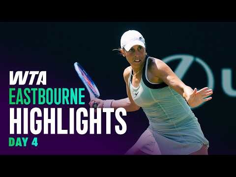 Day 4 in Eastbourne featuring Keys, Ostapenko, and more | WTA Match Highlights