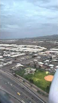 Landing at Phoenix Sky Harbor International Airport in Arizona on a Southwest Airlines flight