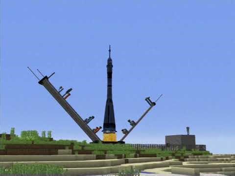 Apollo 11 Launch in Minecraft