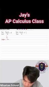 Wharton School AP Calculus Tutoring #ap #education #greenscreen #apcalculus