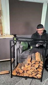 Metall Brennholzregal Montage https://amzn.to/3ImzNuI