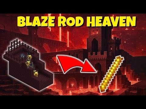 Blaze Rod Nether Fortress In Minecraft New Video And New Gameplay 2026