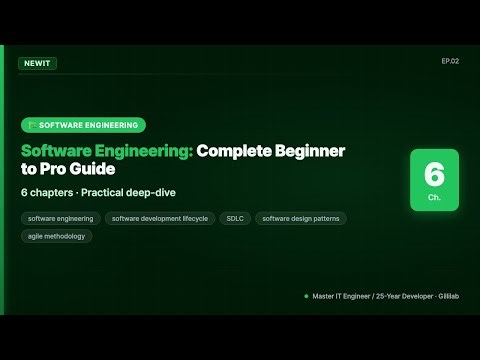 Software Engineering: Complete Beginner to Pro Guide | #NEWIT