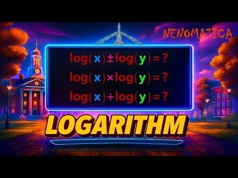 Logarithm 7: The Four Basic Operations on Logarithms | NENOMATICA