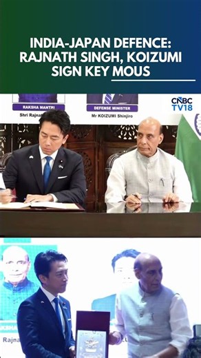 India-Japan Defence Deal: Rajnath Singh, Shinjiro Koizumi Sign MoUs To Boost Defence Ties | N18S