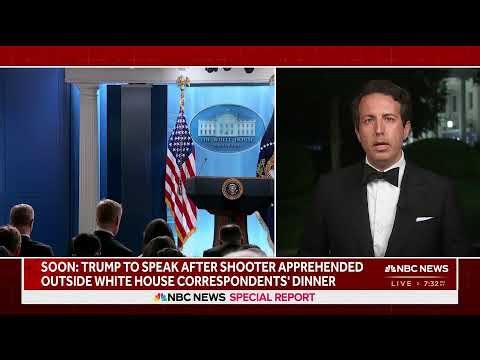 WATCH LIVE: President Trump speaks after he's evacuated from White House Correspondents' Dinner