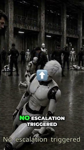 Robot Apocalypse? Man in Tactical Gear Takes Down Androids! #shorts