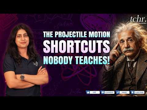 Projectile motion SHORTCUTS nobody TEACHES | Physics LIVE | tchr