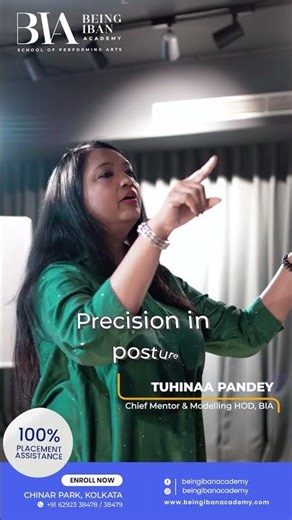 Modelling assessment through ramp practice, posture and styling sessions Modelling Reel BIA