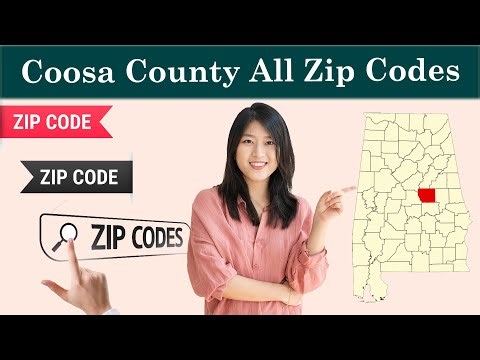 Coosa County Alabama ZIP Codes with Map | Complete List
