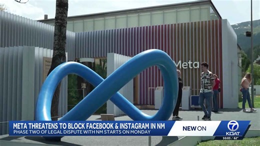 Meta threatens to block Facebook and Instagram in New Mexico amid legal fight