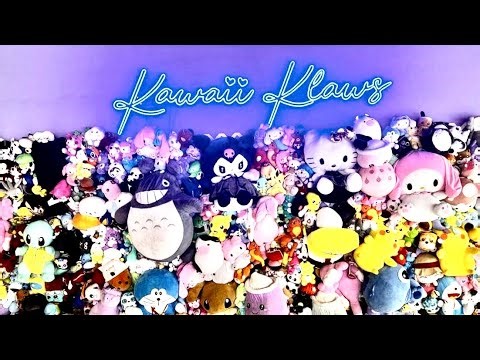 Kawaii Klaws Claw Machine Arcade Tour! | Rancho Cucamonga, California