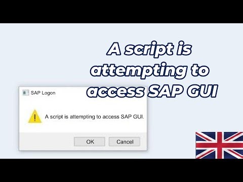 [EN] A script is attempting to access SAP GUI