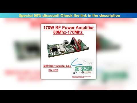 Must Buy 80-170Mhz 170W FM VHF RF Power Amplifier Board KITS MRF9180 Transistor tube For FM Radio W