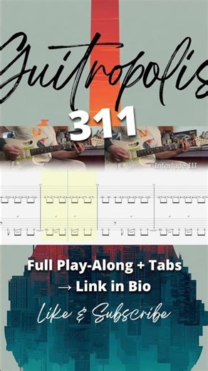 How to Play Beautiful Disaster Outro | 311 Guitar 🔥Tabs