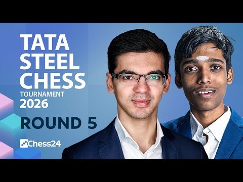 Tata Steel Wijk Aan Zee 2026: Nodirbek v. Hans Clash For Lead As Sindarov, Arjun, Jorden Chase! Rd 5