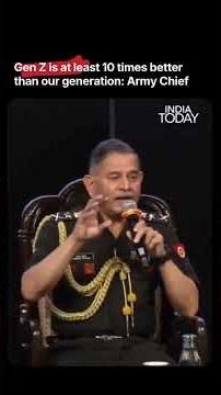 General Upendra Dwivedi on Gen Z: “They Are 10 Times Better Than Us” #upendradwivedi #genz #army