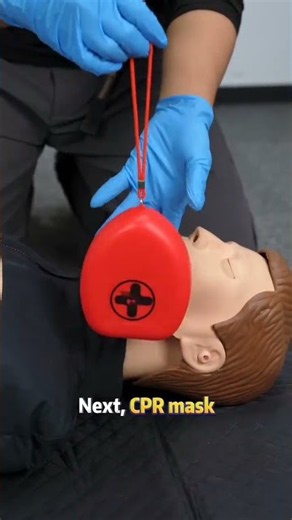 CPR Face Shield vs CPR Mask 🫁 How to Give Rescue Breaths | BLS Training #CPR